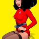 Illustration for article titled Decorate Your Desktop with a Vulcan Pinup Hottie
